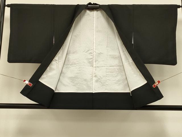 平和屋着物#羽織 総刺繍 風景文 黒地 洗える着物 CABI6271in