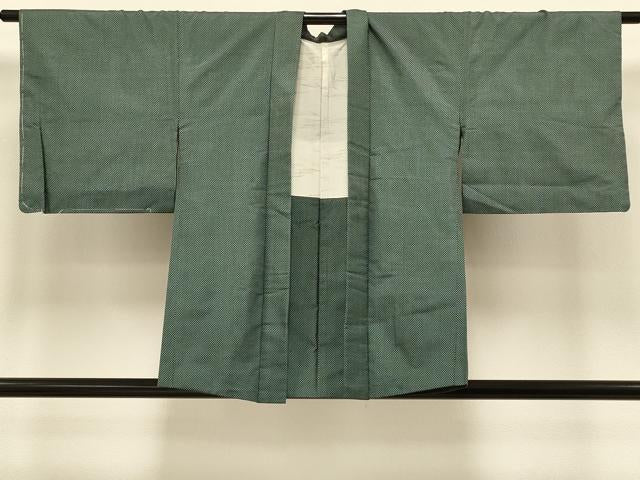 平和屋着物#本場大島紬 羽織 一元絣 正絹 逸品 CABI6278in