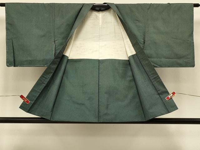 平和屋着物#本場大島紬 羽織 一元絣 正絹 逸品 CABI6278in