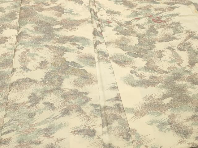 平和屋着物#羽織 寿光織 霞文 金銀糸 正絹 逸品 CABI6294in