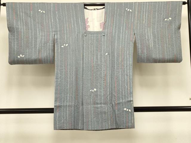 平和屋着物#道行コート 絞り 間道 ロング丈 正絹 逸品 CABI6303in