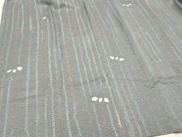 平和屋着物#道行コート 絞り 間道 ロング丈 正絹 逸品 CABI6303in