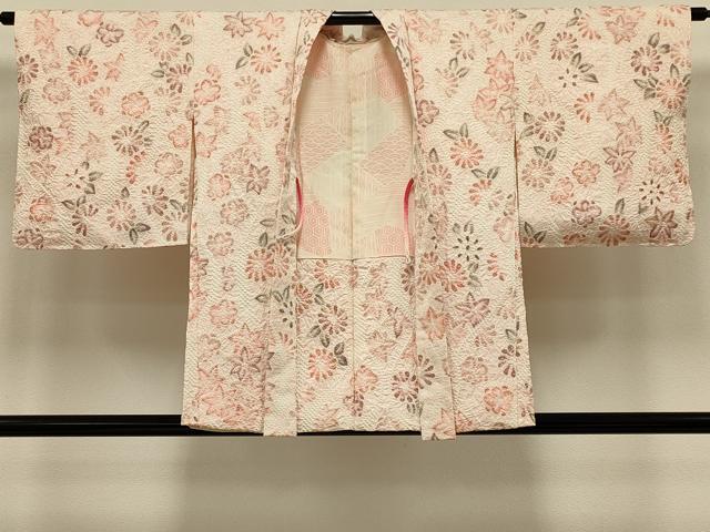 平和屋着物#羽織 総絞り 草花文 正絹 逸品 CABI6304in