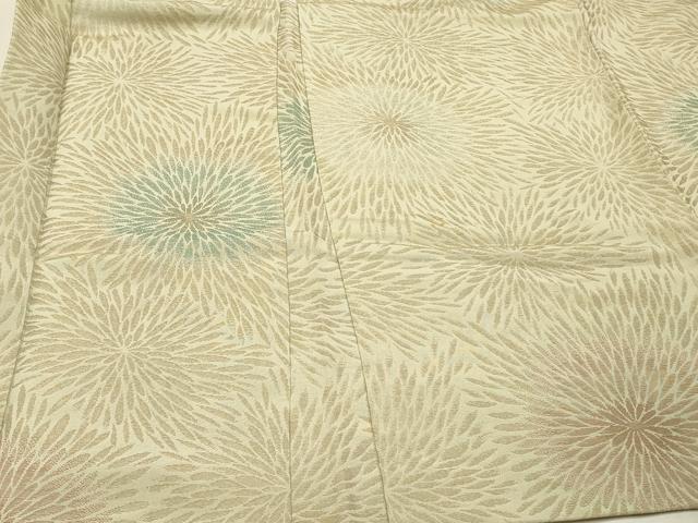平和屋着物#羽織 寿光織 菊づくし 金銀糸 正絹 逸品 CABI6310in