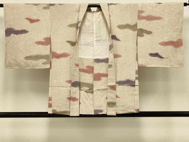 平和屋着物#羽織 地紋起こし 霞文 正絹 逸品 未使用 CABI6311in