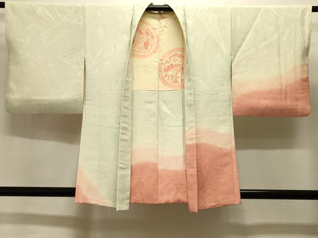 平和屋着物#羽織 墨流し地紋 暈し染め 正絹 逸品 未使用 CABI6318in
