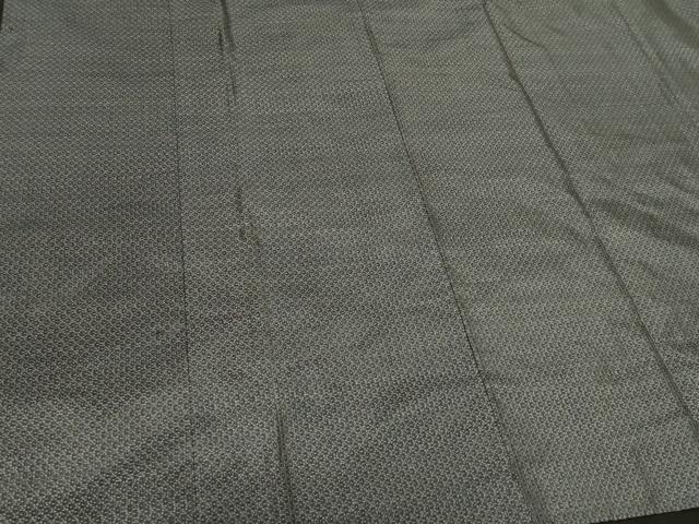 平和屋着物#本場大島紬 道行コート 菱文 証紙付き ロング丈 正絹 逸品 未使用 CABI6327in