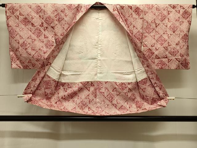 平和屋着物#羽織 総絞り 花菱文 正絹 逸品 未使用 CABI6363in