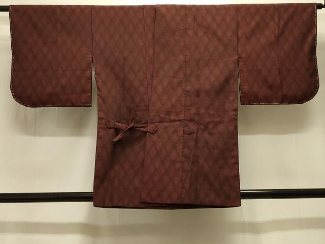 平和屋着物#道中着 菱文 正絹 逸品 未使用 CABI6370in
