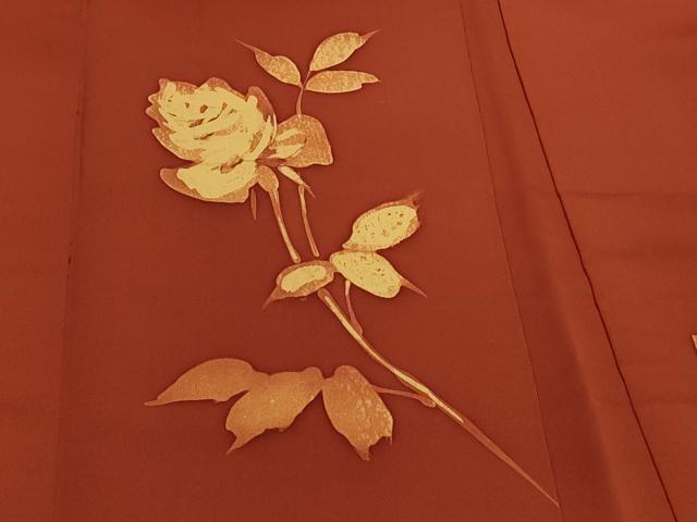 平和屋着物#羽織 ろうけつ染め バラ 薔薇 正絹 逸品 CABI6380in