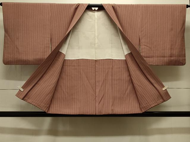 平和屋着物#羽織 縞 正絹 逸品 CABI6388in