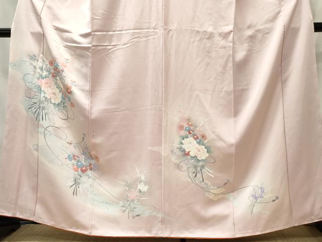 平和屋着物■訪問着 草花文 暈し染め 正絹 逸品 CABI6439ou