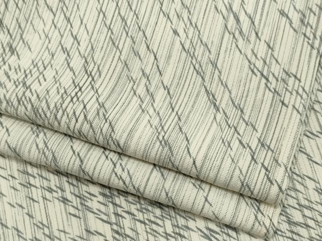 平和屋着物*夏物 小紋 縦絽 斜線文 ロング丈 正絹 逸品 CABI6459ou