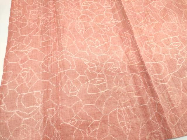 平和屋着物*夏物 本場小千谷ちぢみ 幾何学文 麻 逸品 CABI6464ou