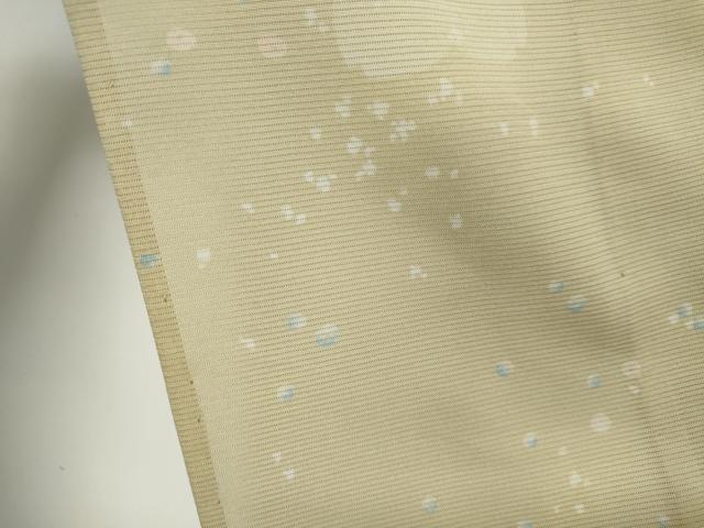 平和屋着物*夏物 小紋 絽 舞花文 正絹 逸品 CABI6467ou