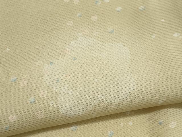 平和屋着物*夏物 小紋 絽 舞花文 正絹 逸品 CABI6467ou