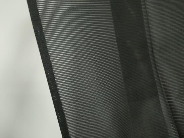 平和屋着物*夏物 男性 色無地 絽 黒色 黒地 洗える着物 CABI6473ou