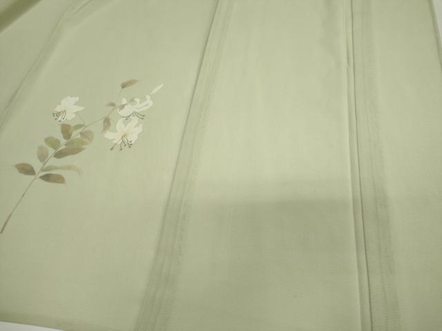 平和屋着物*夏物 訪問着 絽 枝花文 金彩 ロング丈 正絹 逸品 CABI6475ou