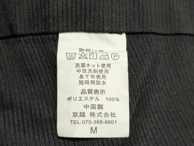 平和屋着物*夏物 男性 色無地 絽 黒色 洗える着物 CABI6483ou