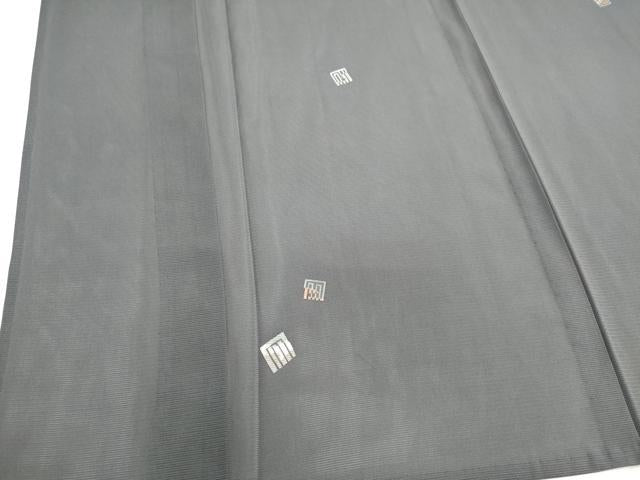 平和屋着物*夏物 東京の老舗呉服問屋 菱一 小紋 絽 あやね格路 伊と幸 反端付き 正絹 逸品 CABI6485ou