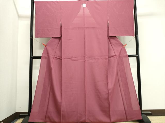平和屋着物*夏物 色無地 絽 浅蘇芳色 正絹 逸品 未使用 CABI6499ou