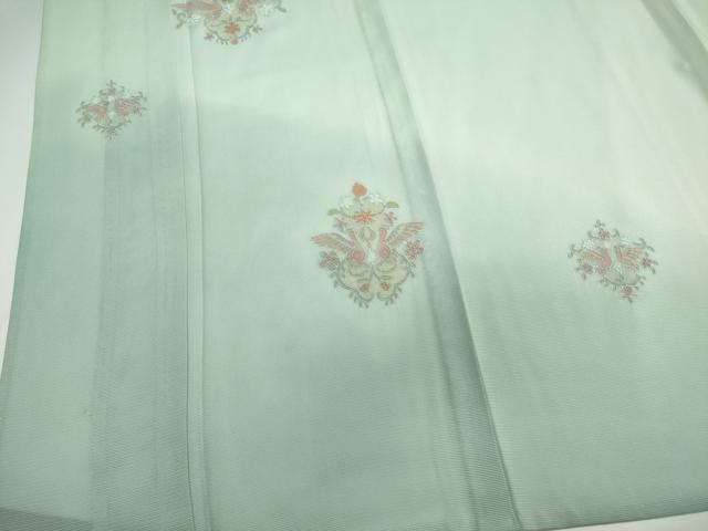 平和屋着物*夏物 中国三大刺繍 スワトウ刺繍 総刺繍 訪問着 絽 花鳥文 正絹 逸品 未使用 CABI6517ou