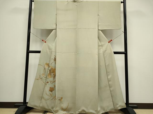 平和屋着物■訪問着 葡萄蔦の葉文 金銀彩 正絹 逸品 CABI6533ou