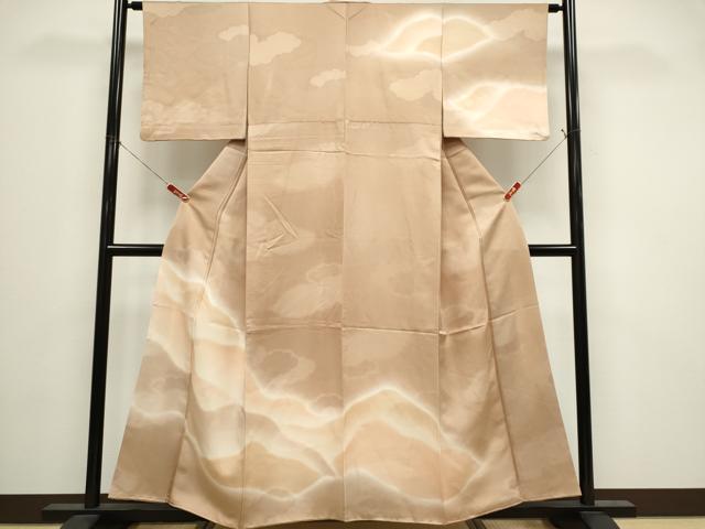 平和屋着物■訪問着 遠山文 正絹 逸品 CABI6552ou