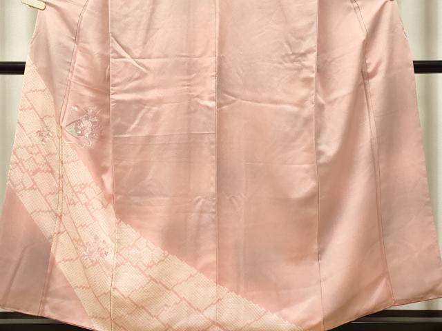 平和屋着物■訪問着 冊子草花文 暈し染め 正絹 逸品 CABI6569ou
