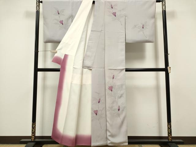平和屋着物■訪問着 枝花文 正絹 逸品 CABI6572ou