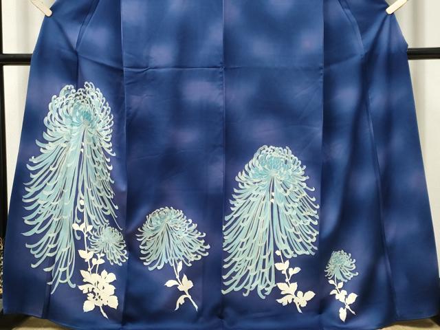 平和屋着物■訪問着 乱菊 暈し染め 正絹 逸品 CABI6583ou