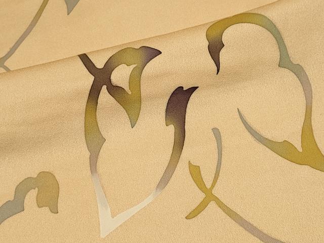 平和屋着物■上質な小紋 舞葉文 正絹 逸品 CABI6594ou