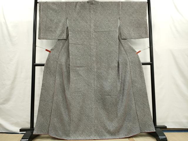 平和屋着物■大変加工の良い総絞り小紋 正絹 逸品 CABI6602ou
