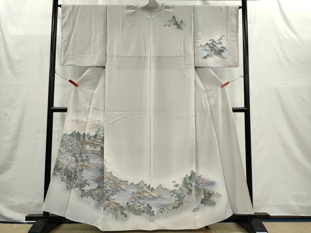 平和屋着物■訪問着 風景文 暈し染め 金彩 正絹 逸品 CABI6628ou