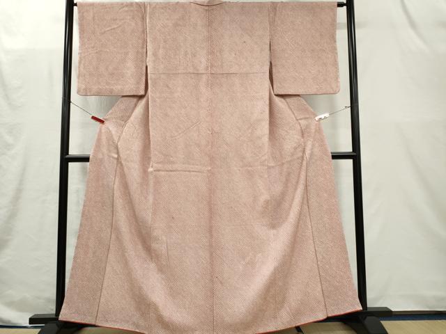 平和屋着物■大変加工の良い総絞り小紋 正絹 逸品 CABI6637ou