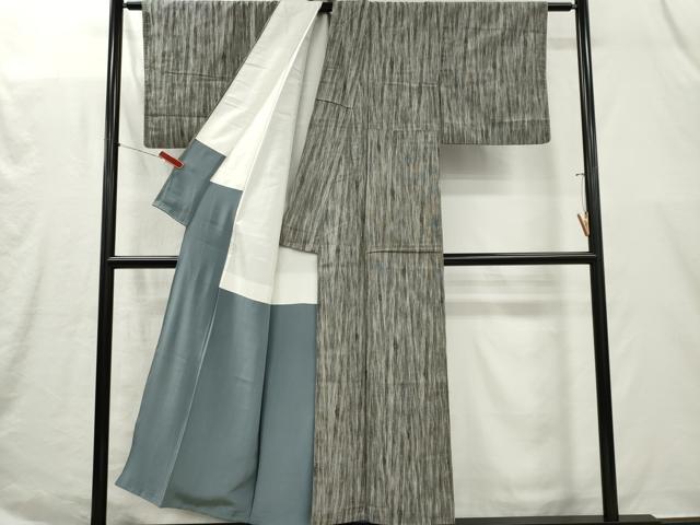 平和屋着物■上質な小紋 竹縞 正絹 逸品 CABI6644ou