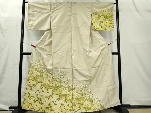 平和屋着物■訪問着 作家物 菊花模様 正絹 逸品 CABI6660ou