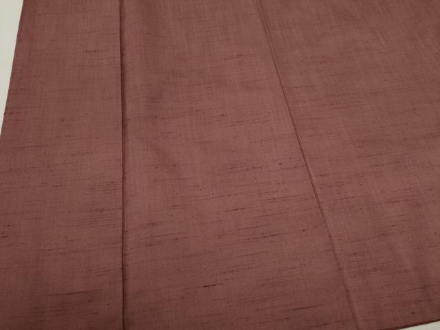 平和屋着物■上質な紬 紅檜皮色 西武百貨店扱い 正絹 逸品 CABI6661ou