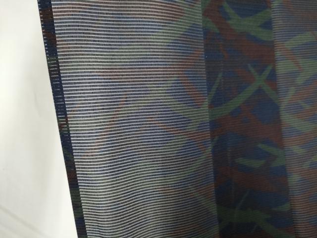 平和屋着物*夏物 小紋 絽 芝草文 正絹 逸品 CABI6672ou