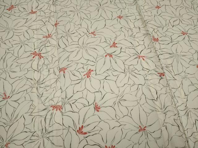 平和屋着物*夏物 小紋 絽 花尽くし 正絹 逸品 CABI6674ou