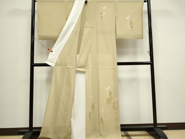 平和屋着物*夏物 訪問着 絽 草花文 正絹 逸品 未使用 CABI6680ou