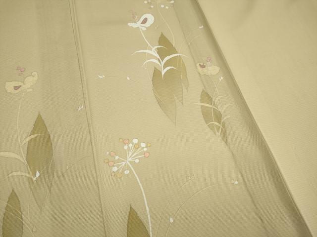 平和屋着物*夏物 訪問着 絽 草花文 正絹 逸品 未使用 CABI6680ou