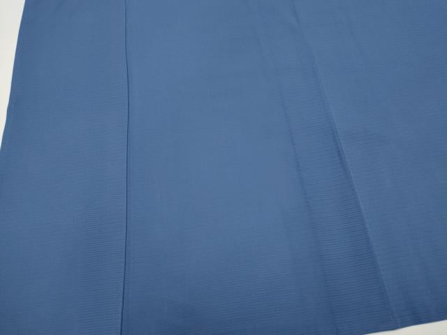 平和屋着物*夏物 色無地 絽 紺藍色 正絹 逸品 CABI6683ou