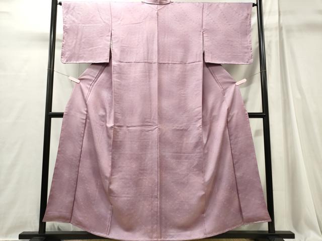 平和屋着物■上質な小紋 斜線花地紋 霞文 暈し染め 正絹 逸品 CABI6714ou