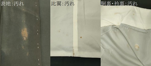 平和屋着物■豪華黒留袖 尾長鳥花文 暈し染め 金彩 正絹 逸品 CABI6716ou
