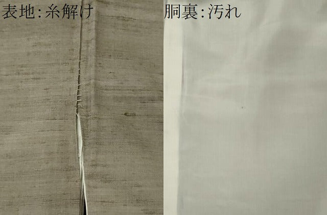 平和屋着物■上質な紬 霞文 正絹 逸品 CABI6733ou