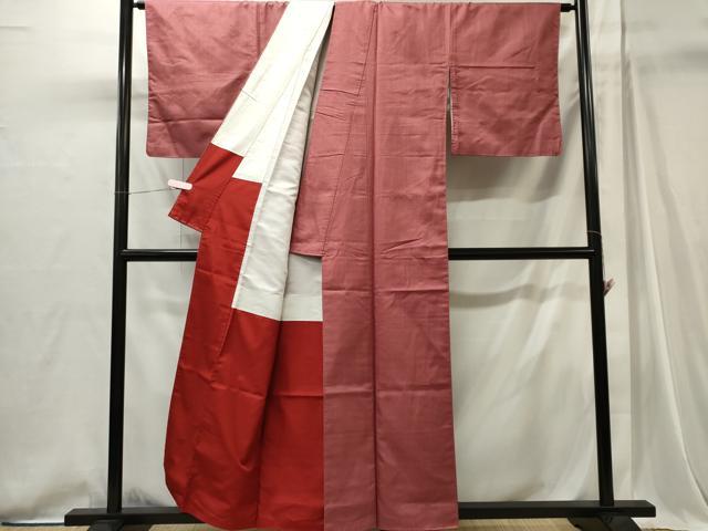 平和屋着物■上質なお召 十字絣文様 正絹 逸品 CABI6745ou