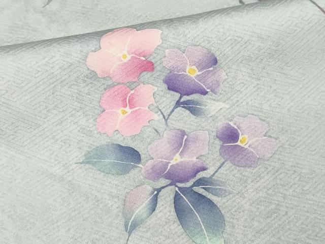 平和屋着物■上質な小紋 枝花文 正絹 逸品 CABI6756ou