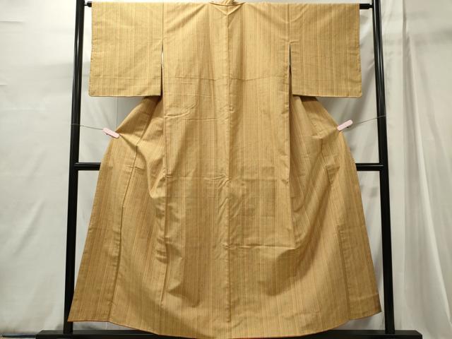平和屋着物■上質な紬 縞 正絹 逸品 未使用 CABI6763ou