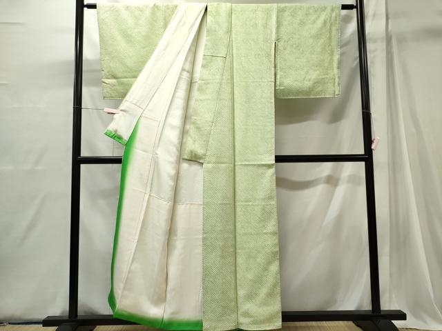 平和屋着物■大変加工の良い総絞り小紋 正絹 逸品 CABI6765ou
